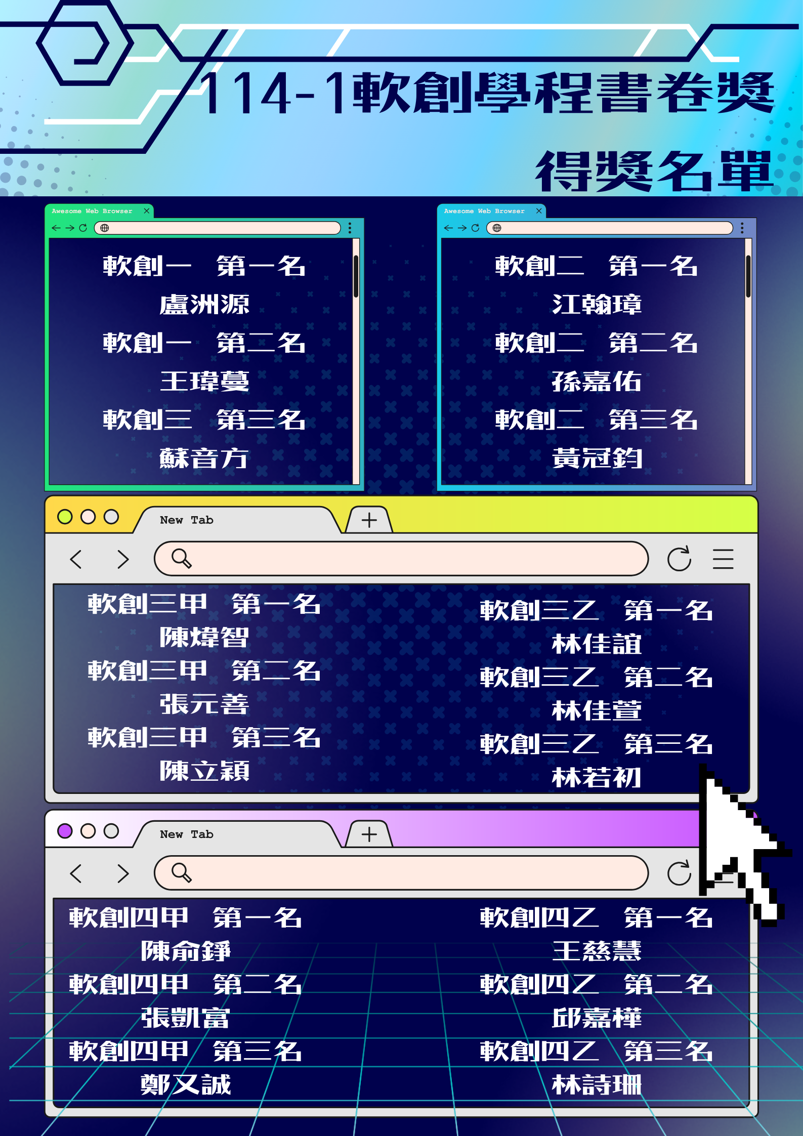 114-1書卷獎名單出爐